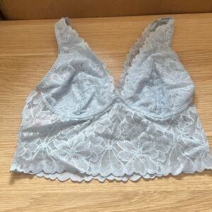 VS | Pink - Lace Bralette in Light/Baby Blue
